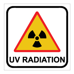 תמונה של שלט - UV RADIATION