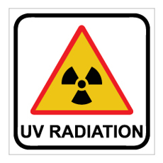 שלט - UV RADIATION