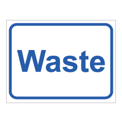 שלט - Waste