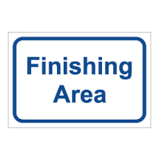 שלט - Finishing Area