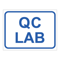 שלט - QC LAB