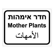 שלט - חדר אימהות - 3 שפות