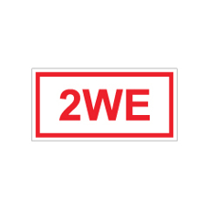 שלט - 2WE