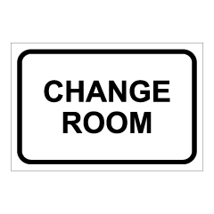 תמונה של שלט - CHANGE ROOM