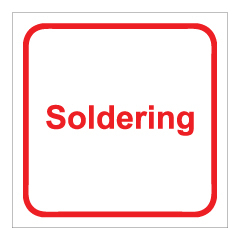 תמונה של שלט - SOLDERING