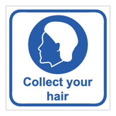 שלט - COLLECT YOUR HAIR