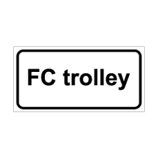 שלט - FC TROLLEY