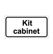 שלט - KIT CABINET