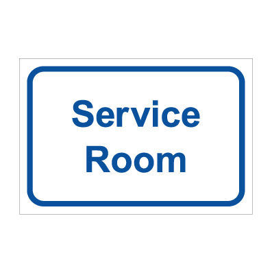 תמונה של שלט - Service Room