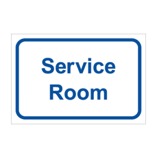 שלט - Service Room