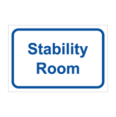 שלט - Stability Room