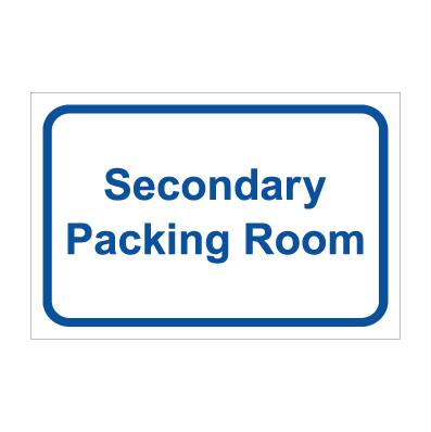 תמונה של שלט - Secondary Packing Room