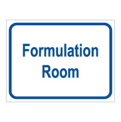 תמונה של שלט - Formulation Room