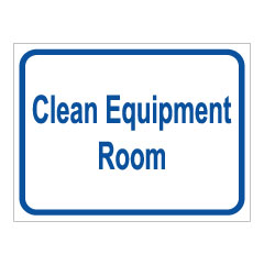 תמונה של שלט - Clean Equipment Room