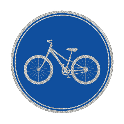 תמונה של שלט - תמרור 227 - תמרור - שביל לתנועת אופניים