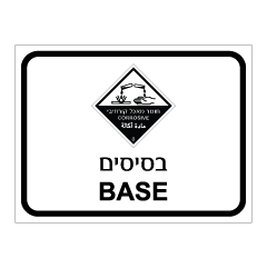 תמונה של שלט - בסיסים BASE - קבוצת סיכון 8