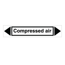 מדבקה - COMPRESSED AIR