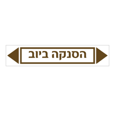 מדבקה - הסנקה ביוב