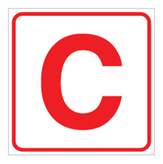 שלט - אות C