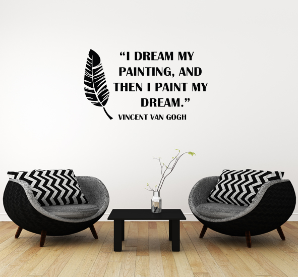 מדבקת קיר - PAINT MY DREAM