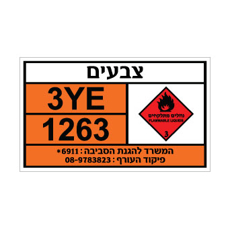 שלט צבעים | אוריון עיצובים שלטי בטיחות
