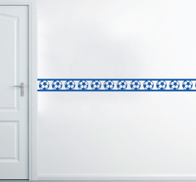 מדבקת קיר - בורדר כדורגל