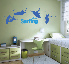 מדבקת קיר - גולשים