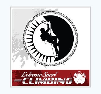 מדבקת קיר - פוסטר וניל - טיפוס הרים - EXTREME SPORT CLIMBING