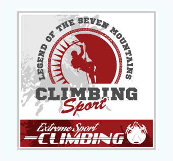 מדבקת קיר - פוסטר וניל - טיפוס הרים - EXTREME SPORT CLIMBING