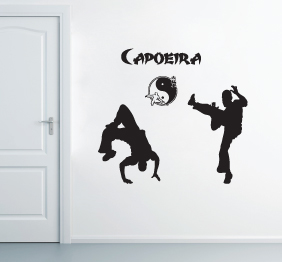 מדבקת קיר-קפוארה