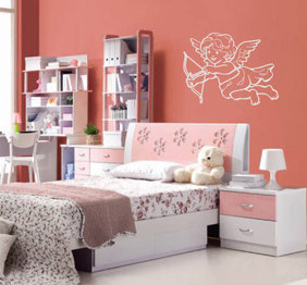 מדבקת קיר - קופידון 