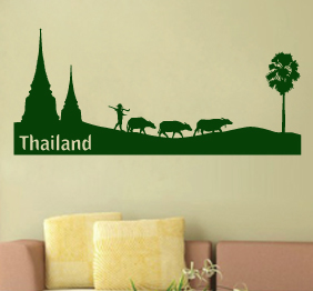 מדבקת קיר - תאילנד