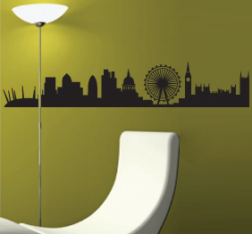 מדבקת קיר - לונדון