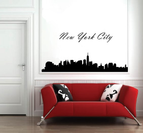 מדבקת קיר - ניו יורק