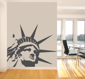 מדבקת קיר - פסל החירות