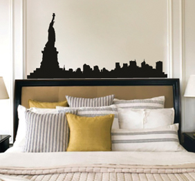 מדבקת קיר - ניו יורק ופסל החירות