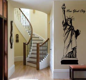 מדבקת קיר - פסל החירות - שלם