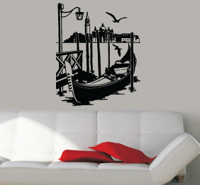 מדבקת קיר - ונציה