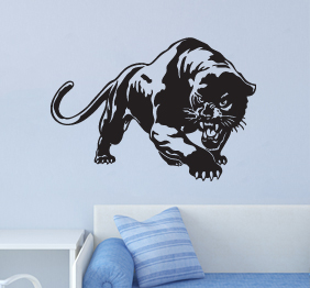 מדבקת קיר - פנתר שחור
