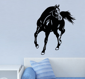 מדבקת קיר - סוס אציל