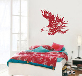 מדבקת קיר - נשר בצלילה