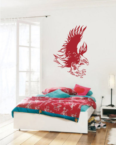 מדבקת קיר - נשר