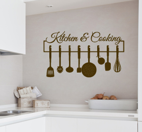 מדבקת קיר : Kitchen & Cooking