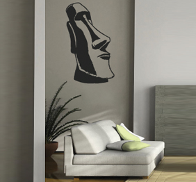 מדבקת קיר - דמות מאובנת