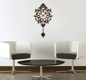 מדבקת קיר - שעון קוקיה ישן