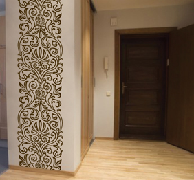 מדבקת קיר רטרו - דמוי טפט