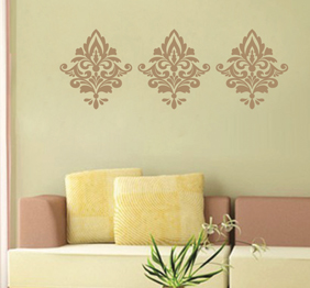 מדבקת קיר - מדליונים בתפזורת לרוחב