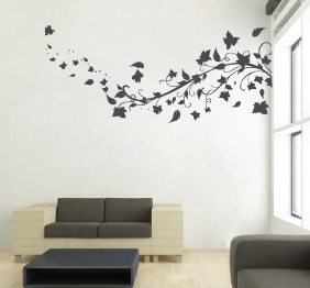 מדבקת קיר - ענף בשלכת