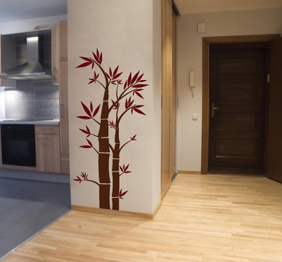 מדבקת קיר - עץ ננסי